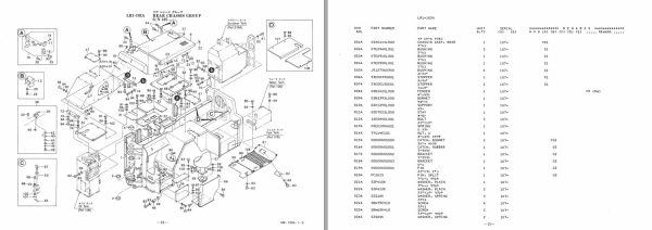 Kawasaki Load Haul Dump M9 Parts Manual P1812 4 EN JP 1