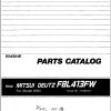 Kawasaki Load Haul Dump M9II Parts Manual EN JP 1