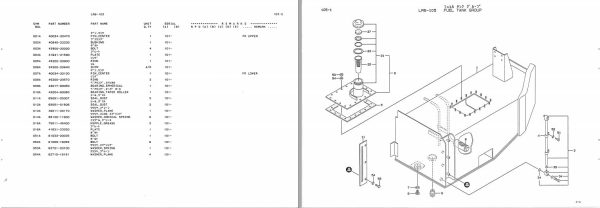 Kawasaki Load Haul Dump M9II Parts Manual EN JP 2
