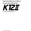 Kawasaki Road Roller K12II K12A Operation Maintenance Parts Manuals EN JP