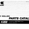 Kawasaki Road Roller K20II Operation Maintenance Shop Parts Manuals EN JP 1