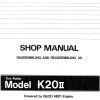 Kawasaki Road Roller K20II Operation Maintenance Shop Parts Manuals EN JP 2