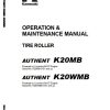 Kawasaki Road Roller K20MB K20WMB Operation Maintenance Manual 93142 00110