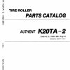 Kawasaki Road Roller K20TA 2 Parts Manual AAAP37131 4 93342 00074 EN JP