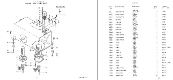 Kawasaki Road Roller KMRH12 Operation Maintenance Parts Manuals EN JP 2
