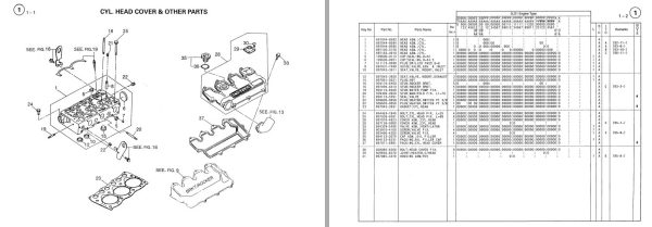 Kawasaki Road Roller KV3WA Parts Manual EN JP 2