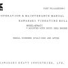 Kawasaki Road Roller KV4AII Operation Maintenance Parts Manuals EN JP
