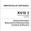 Kawasaki Vibration Roller KV10II Operation Maintenance Shop Parts Manuals EN JP 2