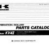 Kawasaki Vibration Roller KV4II Operation Maintenance Parts Manuals EN JP 1