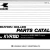 Kawasaki Vibration Roller KVR10D Parts Manual AAAP32015 0 EN JP