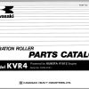 Kawasaki Vibration Roller KVR4 KVR4A Parts Manual EN JP