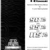 Kawasaki Wheel Loader 115ZA Operation Maintenance Shop Parts Manuals EN JP