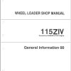 Kawasaki Wheel Loader 115ZA Operation Maintenance Shop Parts Manuals EN JP 2