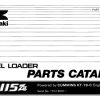 Kawasaki Wheel Loader 115ZIV Operation Maintenance Shop Parts Manuals EN JP 1