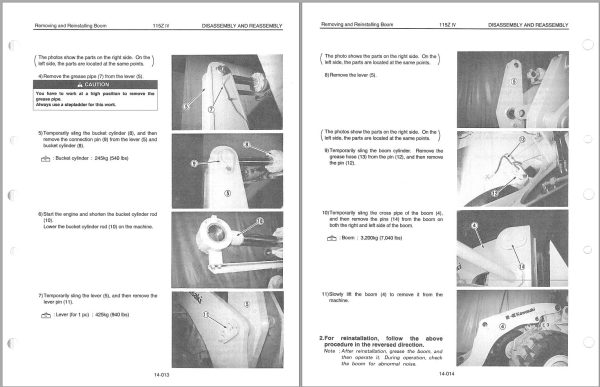 Kawasaki Wheel Loader 115ZIV Operation Maintenance Shop Parts Manuals EN JP 3