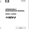 Kawasaki Wheel Loader 115ZV 2 Operation Maintenance Shop Parts Manuals EN JP