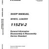 Kawasaki Wheel Loader 115ZV 2 Operation Maintenance Shop Parts Manuals EN JP 2
