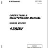 Kawasaki Wheel Loader 135DV Operation Maintenance Parts Manuals