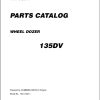 Kawasaki Wheel Loader 135DV Operation Maintenance Parts Manuals 1