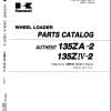 Kawasaki Wheel Loader 135ZV Operation Maintenance Shop Parts Manuals EN JP 1