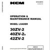 Kawasaki Wheel Loader 30ZV 2 Operation Maintenance Shop Parts Manuals EN JP