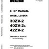 Kawasaki Wheel Loader 40ZV 2 40ZV 2A Operation Maintenance Shop Parts Manuals EN JP 2