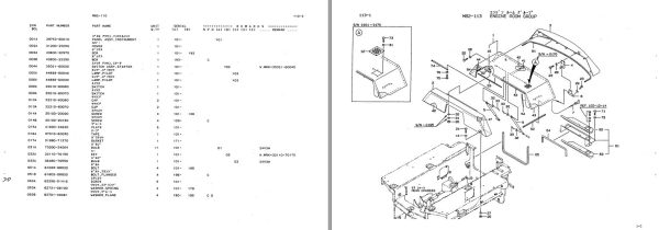 Kawasaki Wheel Loader 45ZIII 45ZIV 45ZA Parts Manual EN JP 2