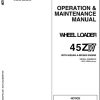 Kawasaki Wheel Loader 45ZIV Operation Maintenance Parts Manuals EN JP