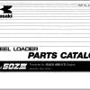 Kawasaki Wheel Loader 50ZIII Parts Manual EN JP