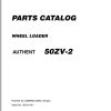 Kawasaki Wheel Loader 50ZV 2 Parts Manual EN JP