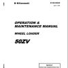 Kawasaki Wheel Loader 50ZV Operation Maintenance Shop Parts Manuals EN JP