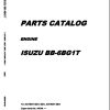 Kawasaki Wheel Loader 55DV Engine Parts Manual 93306 00162 EN JP