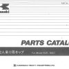 Kawasaki Wheel Loader 60ZII Parts Manual EN JP