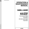 Kawasaki Wheel Loader 60ZIV 2 Operation Maintenance Shop Parts Manuals EN JP