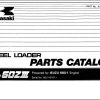 Kawasaki Wheel Loader 60ZIV Operation Maintenance Shop Parts Manuals EN JP 1