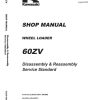 Kawasaki Wheel Loader 60ZV Operation Maintenance Shop Parts Manuals EN JP 2