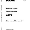 Kawasaki Wheel Loader 62Z7 Shop Parts Manuals EN JP 1