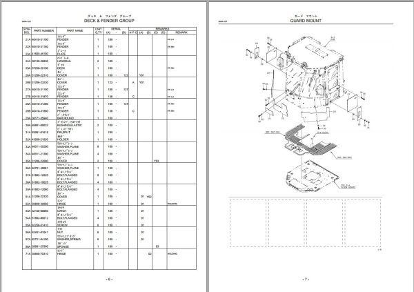 Kawasaki Wheel Loader 65DV 2 Parts Manual EN JP 1