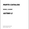 Kawasaki Wheel Loader 65TMV 2 Parts Manual