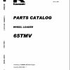 Kawasaki Wheel Loader 65TMV Operation Maintenance Shop Parts Manuals EN JP 1