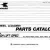 Kawasaki Wheel Loader 65ZIII Operation Maintenance Shop Parts Manuals EN JP 1