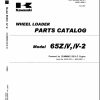 Kawasaki Wheel Loader 65ZIV 2 Operation Maintenance Shop Parts Manuals EN JP 1