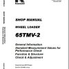 Kawasaki Wheel Loader 65ZV 2 65TMV 2 Operation Maintenance Shop Parts Manuals EN JP 2