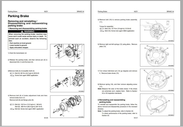 Kawasaki Wheel Loader 65ZV Operation Maintenance Shop Parts Manuals EN JP 3