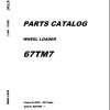 Kawasaki Wheel Loader 67TM7 67TM7B Operation Maintenance Shop Parts Manuals EN JP 1