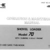 Kawasaki Wheel Loader 70 70D Operation Maintenance Shop Parts Manuals EN JP