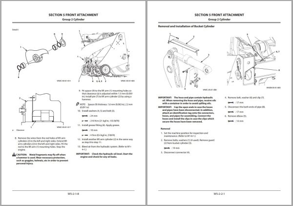 Kawasaki Wheel Loader 70Z6 Operation Maintenance Shop Parts Manuals EN JP 3