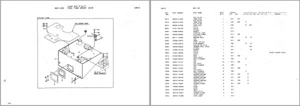 Kawasaki Wheel Loader 70ZA Parts Manual EN JP 1