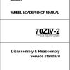 Kawasaki Wheel Loader 70ZIV 2 Operation Maintenance Shop Parts Manuals EN JP 2