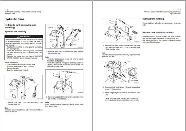 Kawasaki Wheel Loader 70ZV 2 70TMV 2 Operation Maintenance Shop Parts Manuals EN JP 3